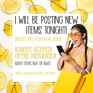 CLOSET CLEAR OUT TONIGHT!